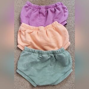 Cat & Jack Toddler Shorts Set in Purple, Peach, and Sage Green